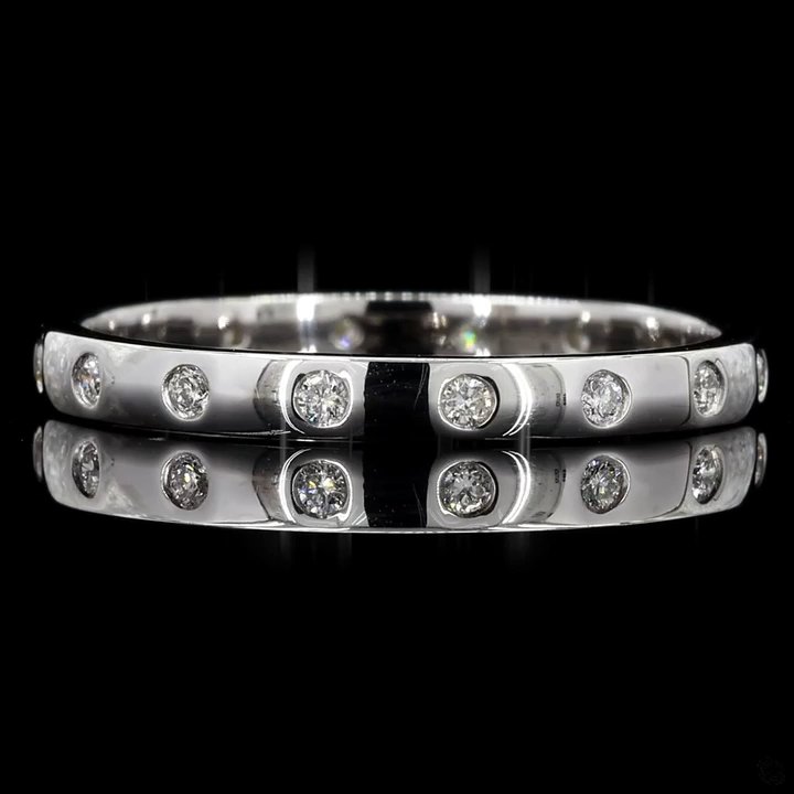 Bezel Diamond Eternity Band