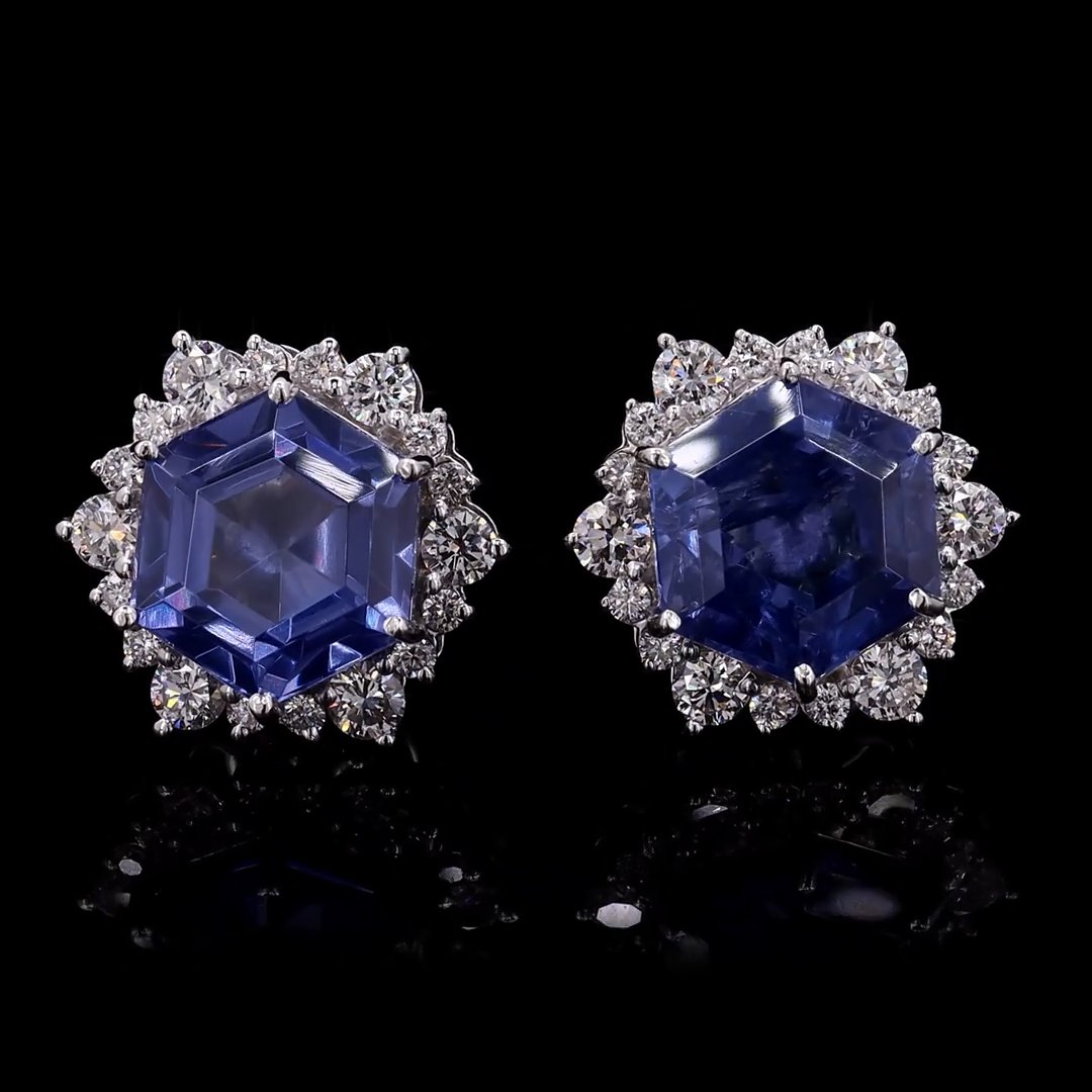 Nila Sapphire Studs