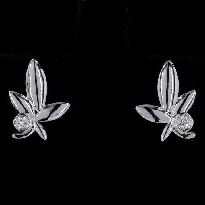Pallavi Leaf Studs