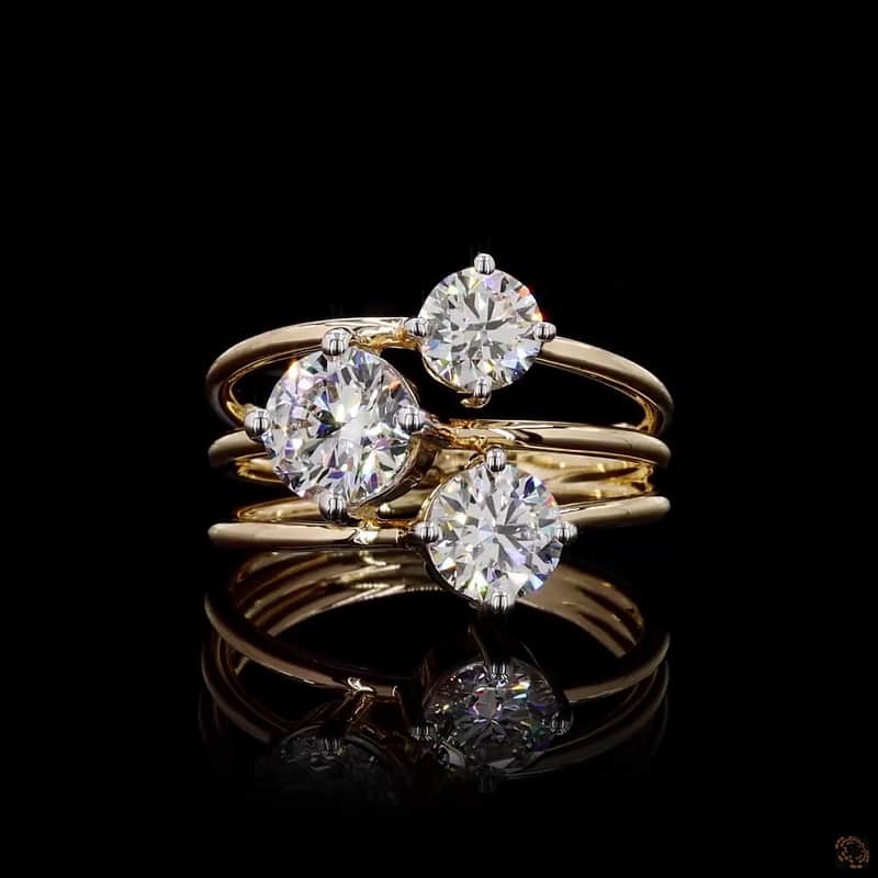 Triple-Band Staggered Ring
