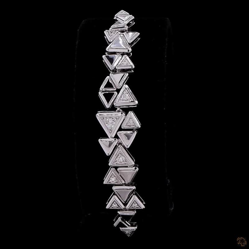Geometric Triangle Bracelet