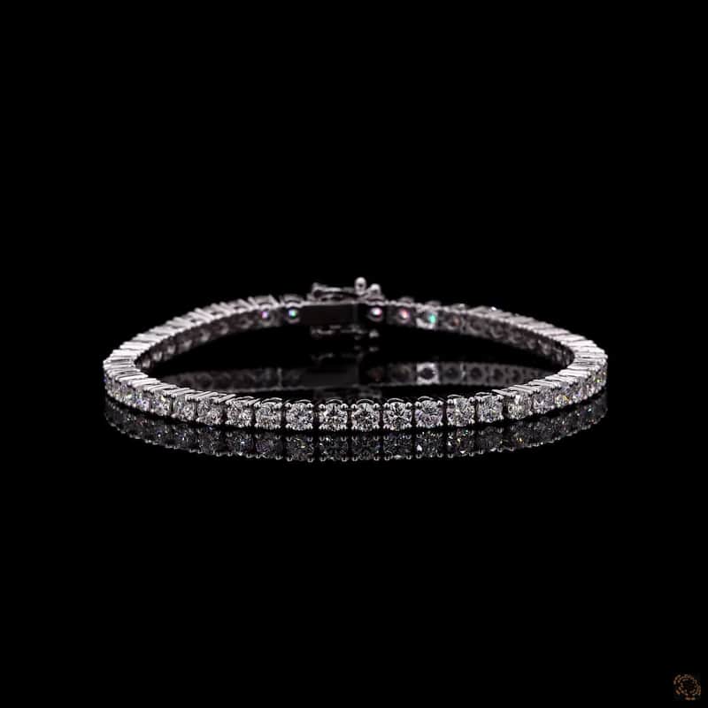 Round Diamond Tennis Bracelet