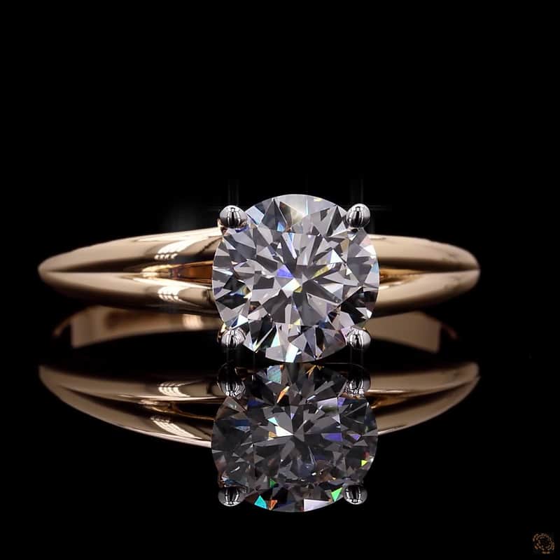 Split Shank Solitaire Ring