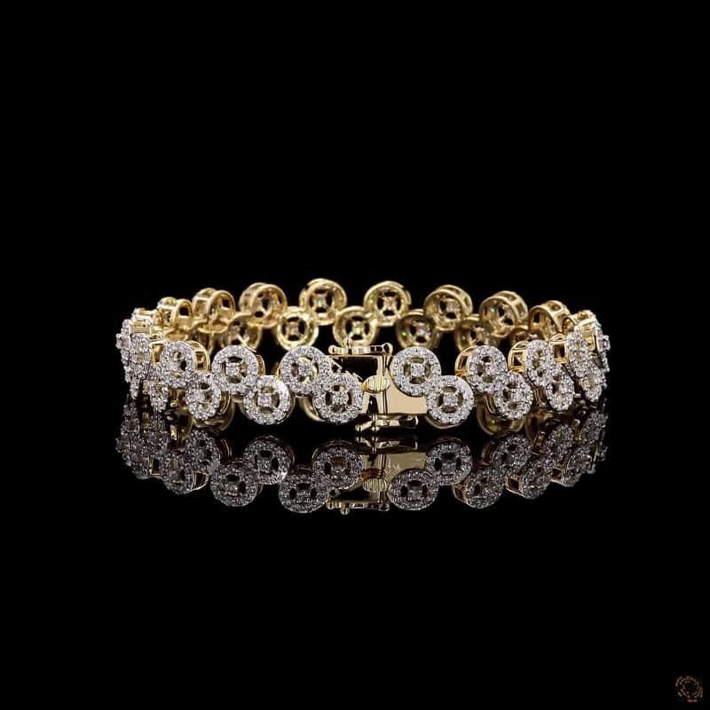 Interlocking Circle Link Bracelet