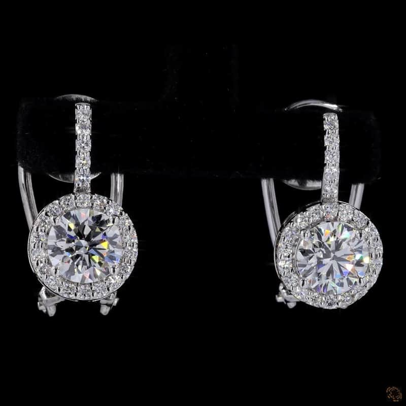 Nivara Halo Link Earrings