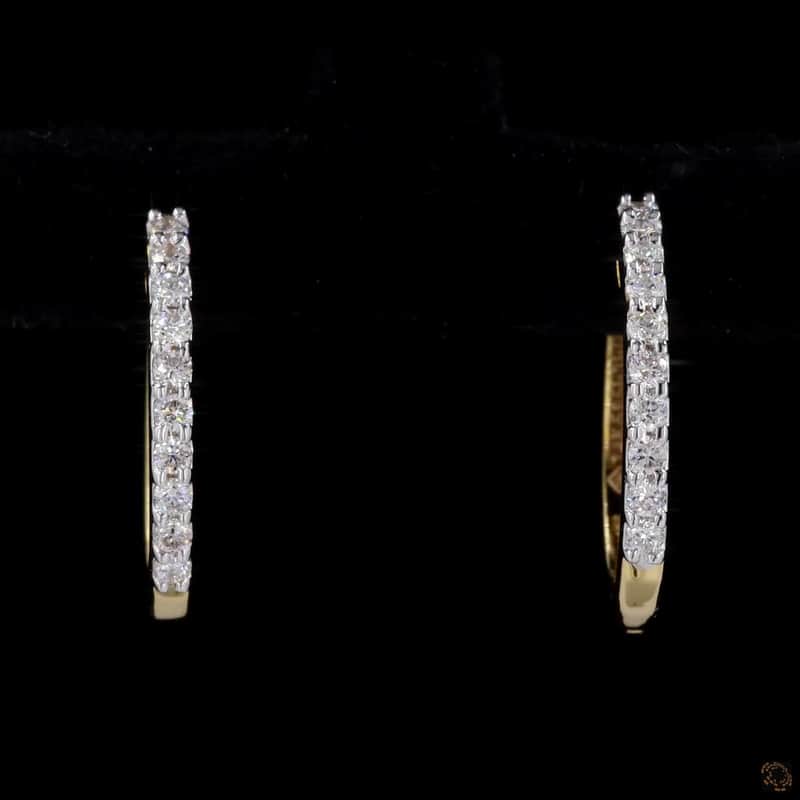 Yuna Diamond Hoops