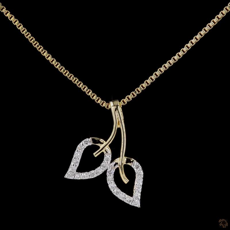 Double Leaf Pendant