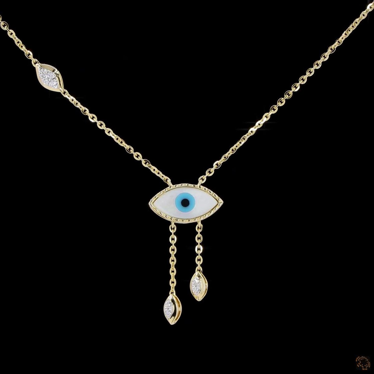 Evil Eye Drop Necklace