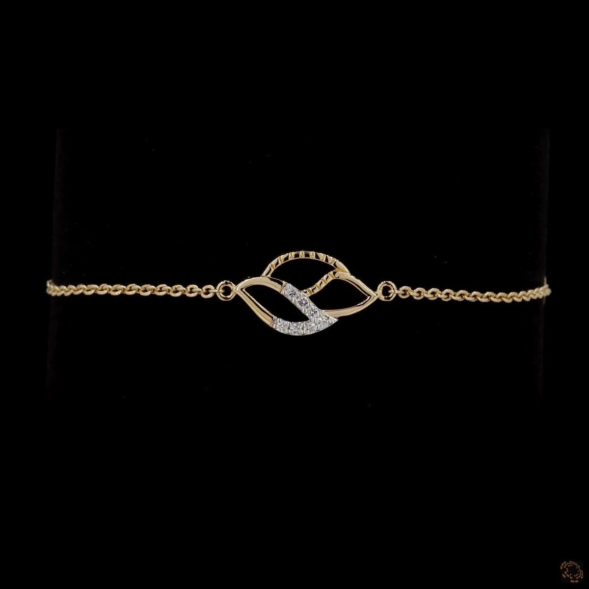 Intersecting Leaf Bracelet